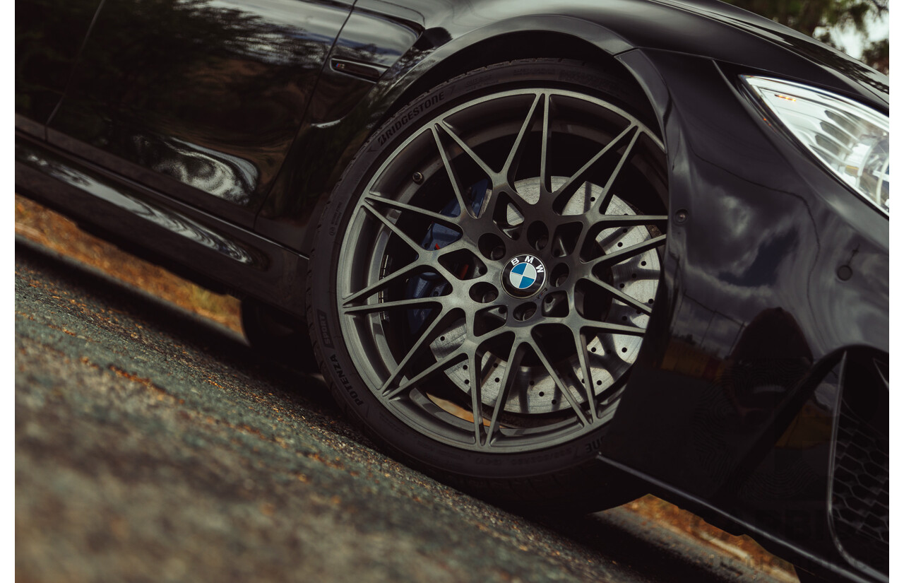 3/2017 BMW M3 Competition LCI F80 4d Sedan Black Sapphire Metallic Twin Turbo 3.0L