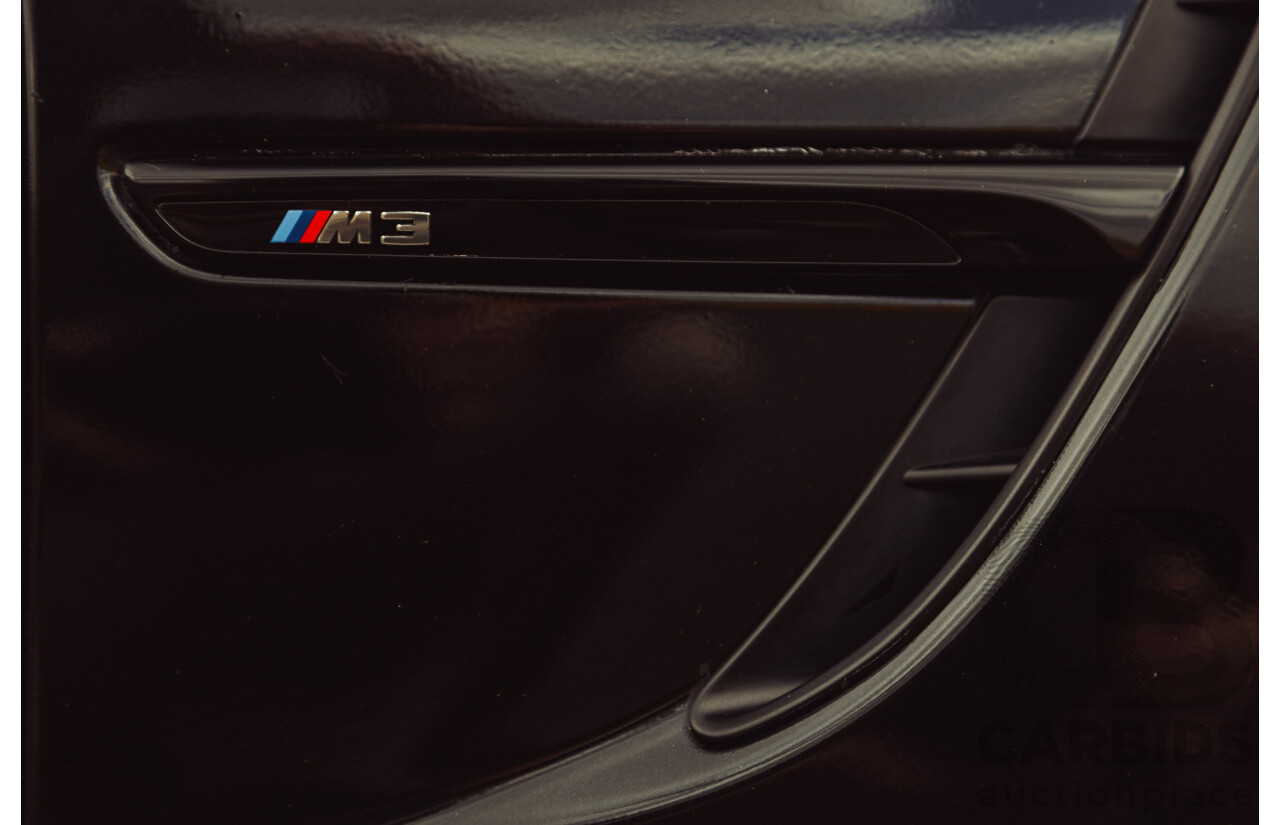 3/2017 BMW M3 Competition LCI F80 4d Sedan Black Sapphire Metallic Twin Turbo 3.0L