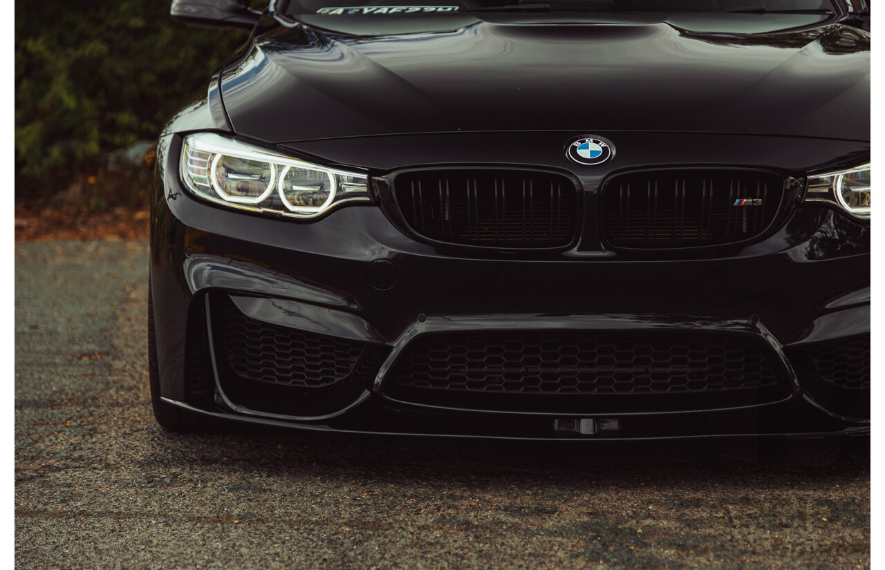 3/2017 BMW M3 Competition LCI F80 4d Sedan Black Sapphire Metallic Twin Turbo 3.0L