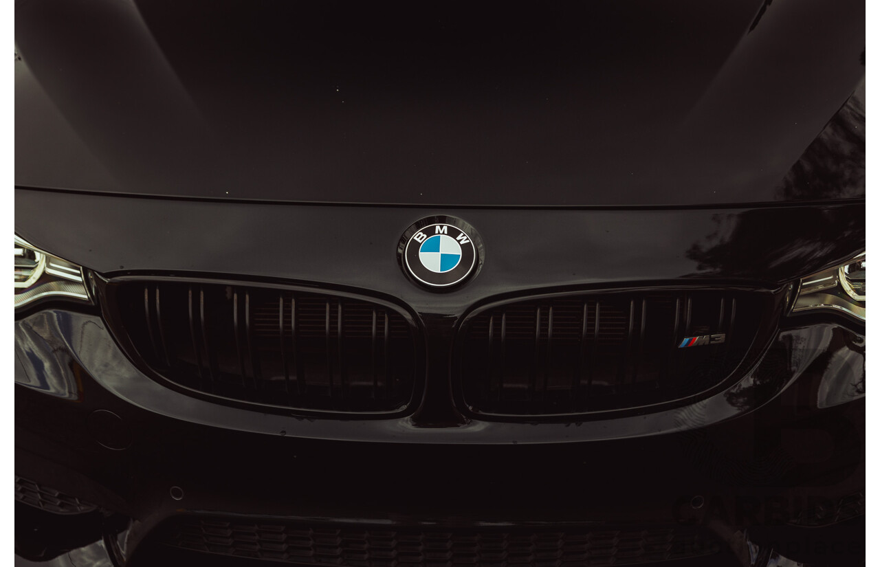 3/2017 BMW M3 Competition LCI F80 4d Sedan Black Sapphire Metallic Twin Turbo 3.0L