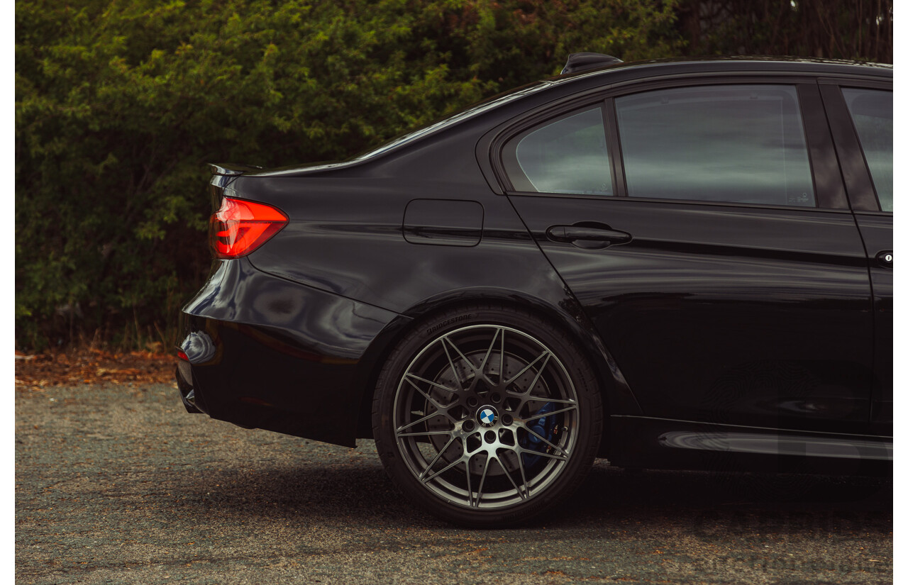 3/2017 BMW M3 Competition LCI F80 4d Sedan Black Sapphire Metallic Twin Turbo 3.0L