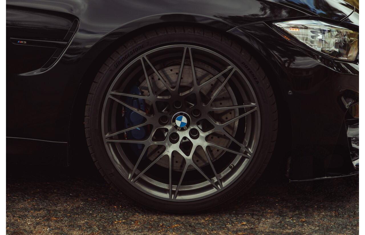 3/2017 BMW M3 Competition LCI F80 4d Sedan Black Sapphire Metallic Twin Turbo 3.0L