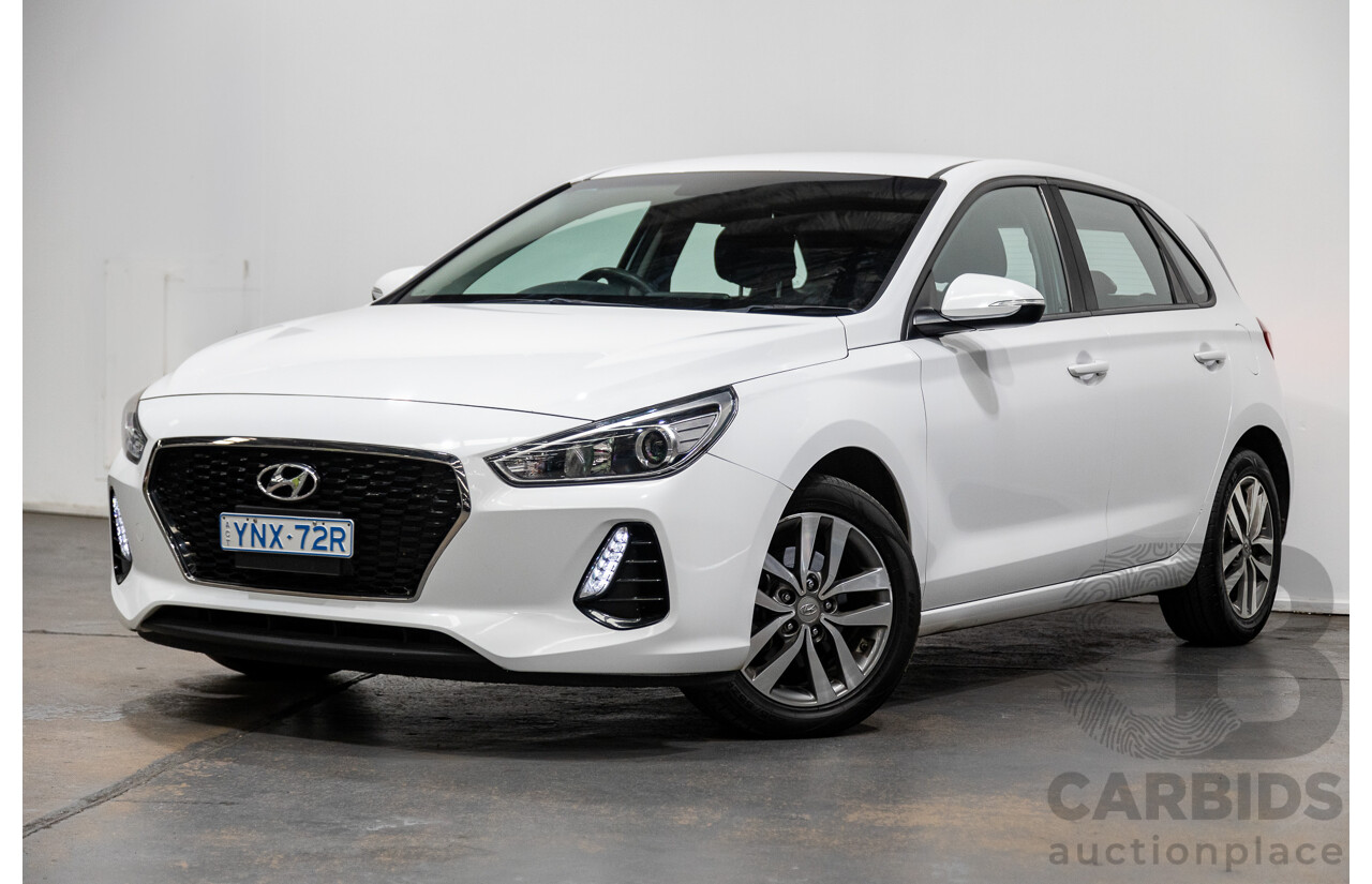 03/2018 Hyundai I30 ACTIVE FWD PD 4D Hatchback Polar White 2.0L