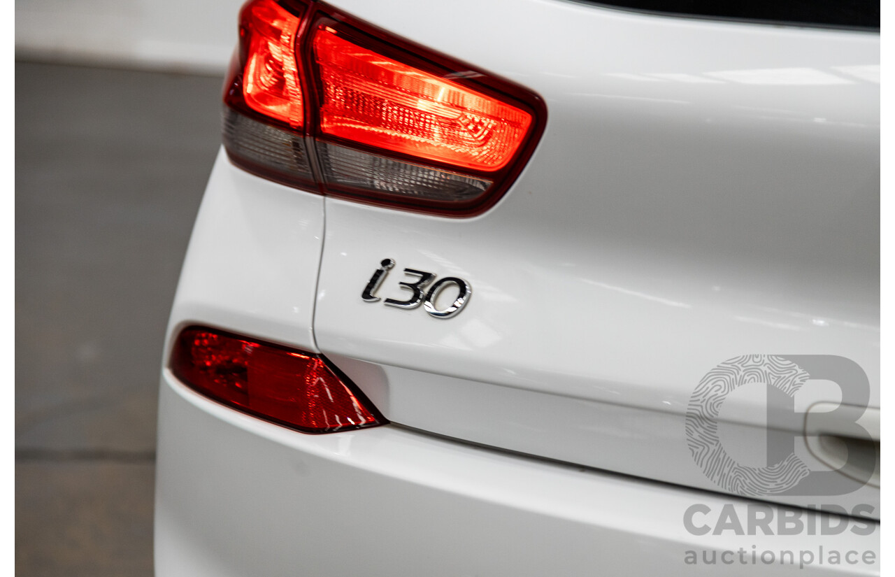 03/2018 Hyundai I30 ACTIVE FWD PD 4D Hatchback Polar White 2.0L