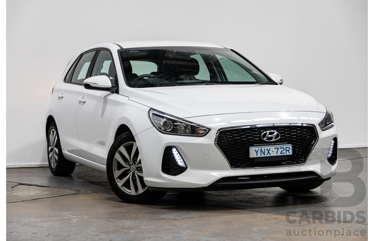 03/2018 Hyundai I30 ACTIVE FWD PD 4D Hatchback Polar White 2.0L