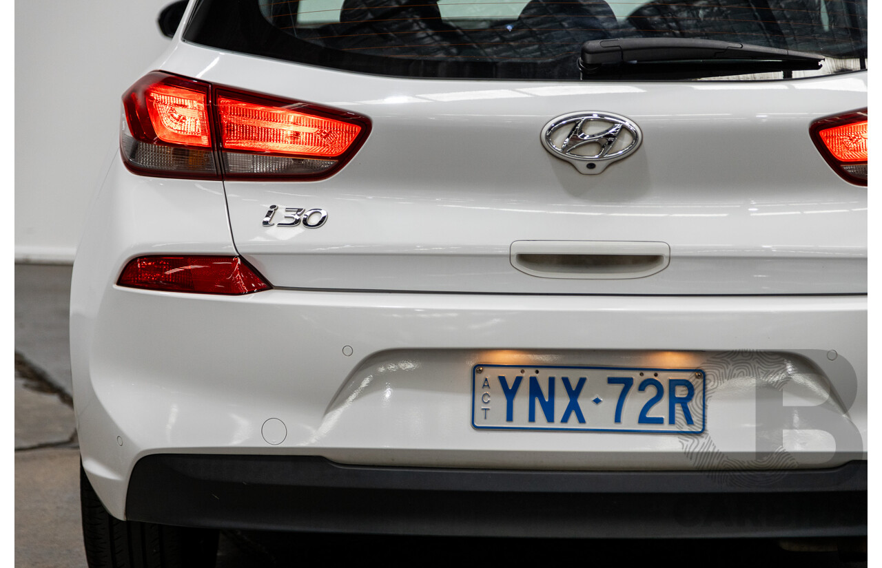 03/2018 Hyundai I30 ACTIVE FWD PD 4D Hatchback Polar White 2.0L