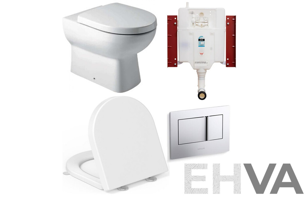 Kohler Toilet Package w/ YEAUPE Toilet Seat - Brand New - Total ORP $1,448.49