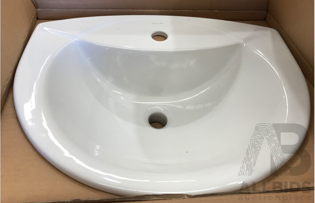 Kohler Folio Self-Rimming Single Hole Lavatory - Brand New - ORP $180.00