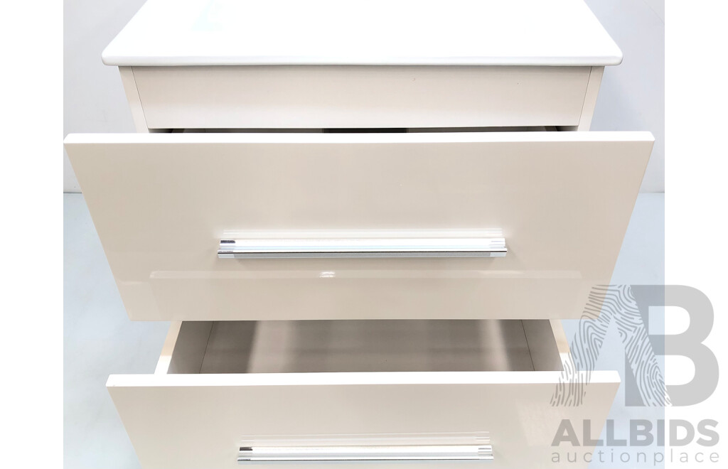 Forme Blade 600mm Wall Hung Vanity(White) with Gateway Vanity Top Basin(White) - Brand New - ORP $580.00