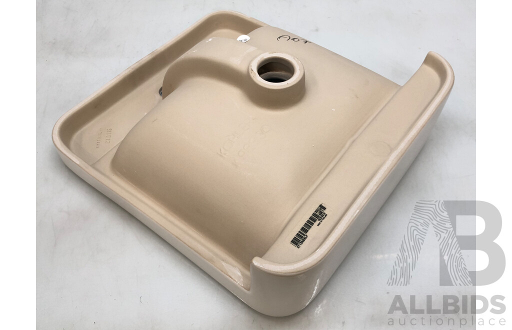 Kohler Forefront Square Semi Recessed Basin with Tap Hole - Brand New - ORP $499.00