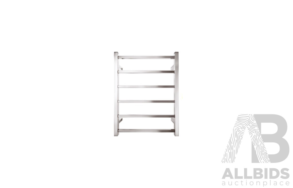 Forme Retro 6 Bar Plug in Heated Towel Rail(Square) - 780mm - Brand New - ORP $450.00