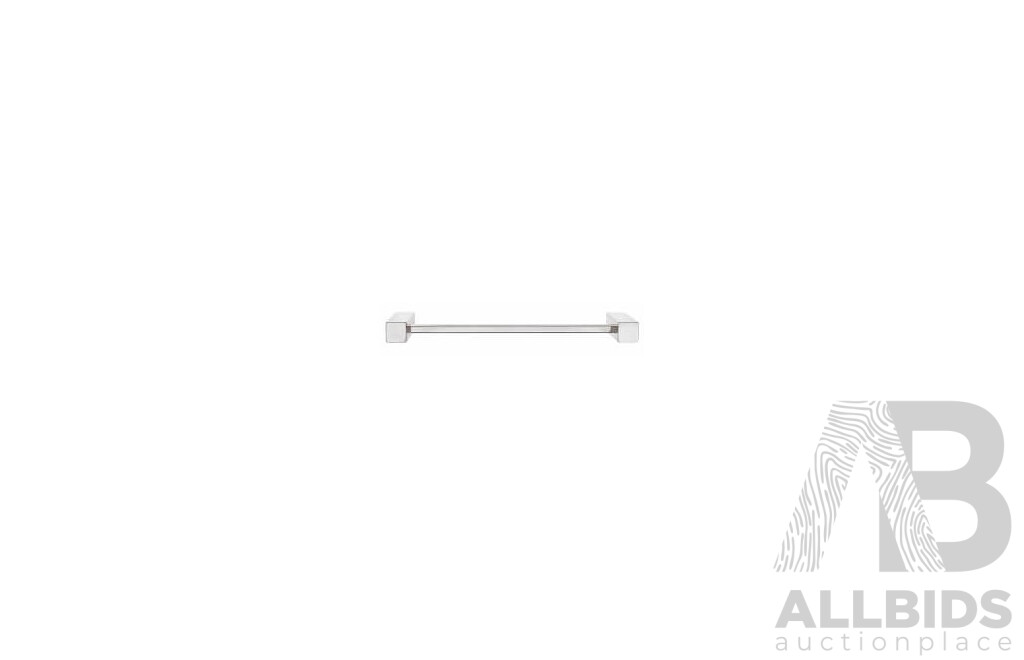 Forme 300mm Stainless Steel Single Towel Rail(Square) - Lot of Eight - Brand New - RRP $900.00