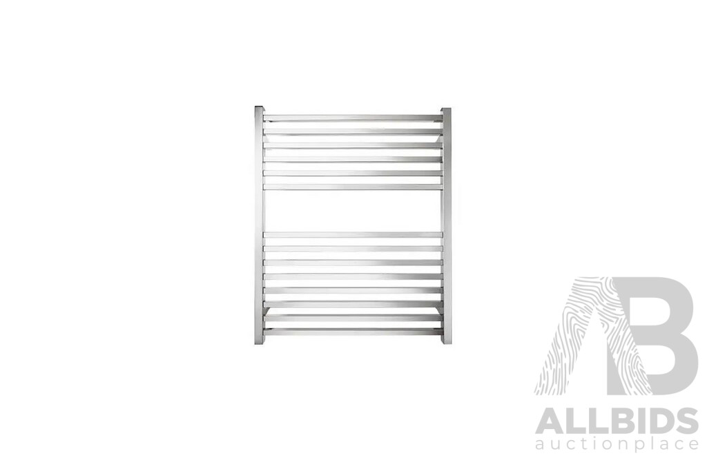 Forme 14 Bar Stainless Steel Premium Heated Towel Rail(Square) - 850mm - Ex Display Item - New