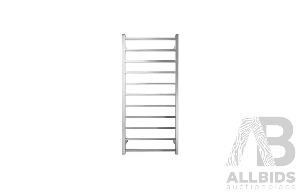 Forme 11 Bar Stainless Steel Premium Heated Towel Rail(Square) - 1280mm - Brand New - ORP $1410.00