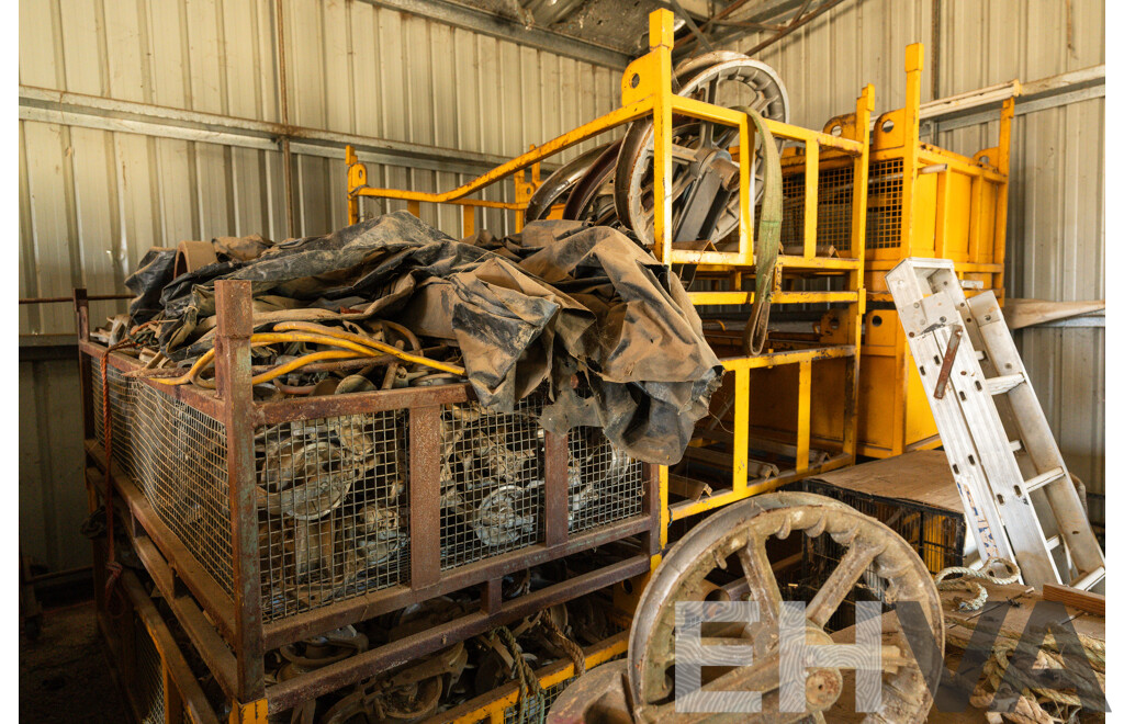 3 Custom Built Stacking Cages for Industrial Use