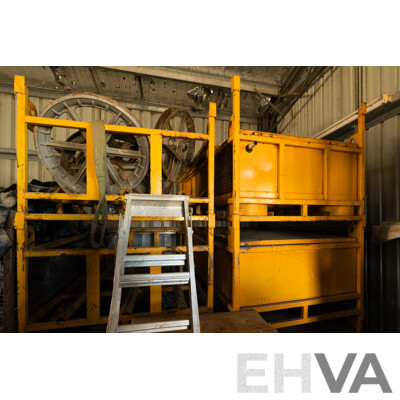 3 Custom Built Stacking Cages for Industrial Use