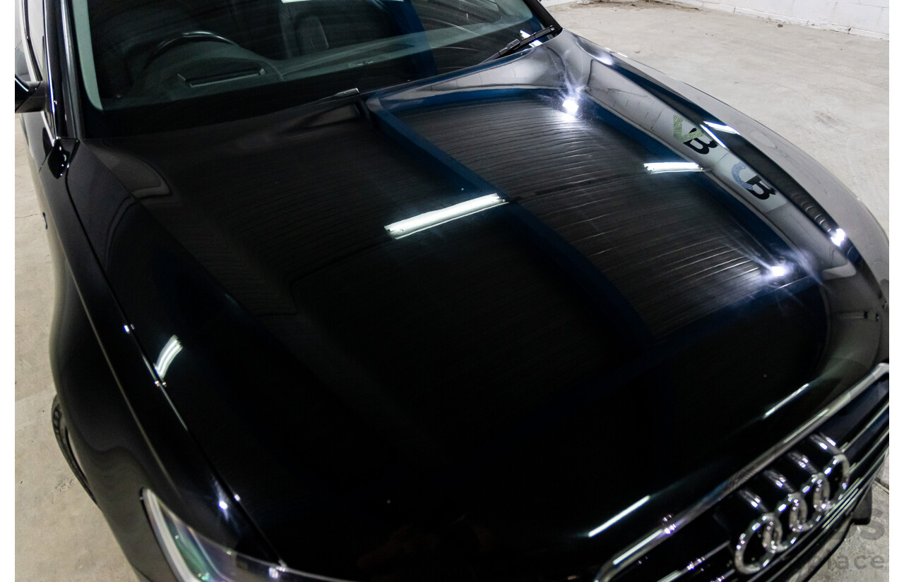 6/2015 Audi A6 S-Line 3.0 TDi Quattro (AWD) 4GL MY16 4d Sedan Havana Black Metallic Turbo Diesel 3.0L