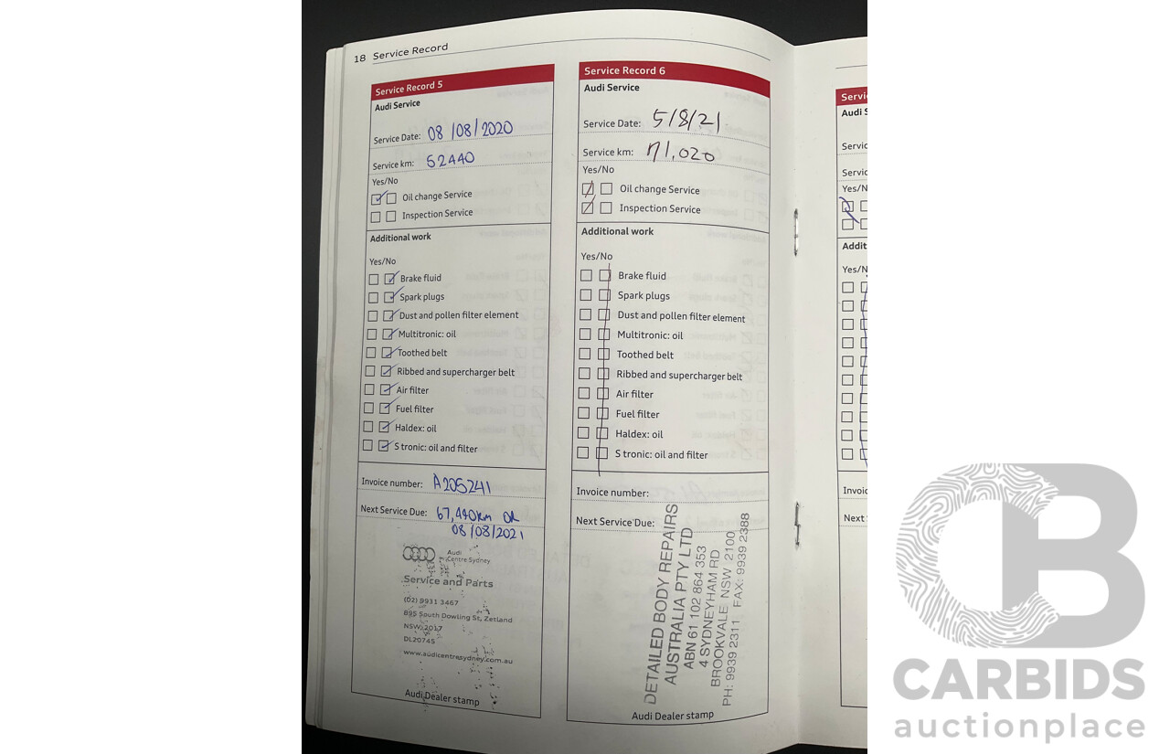 6/2015 Audi A6 S-Line 3.0 TDi Quattro (AWD) 4GL MY16 4d Sedan Havana Black Metallic Turbo Diesel 3.0L