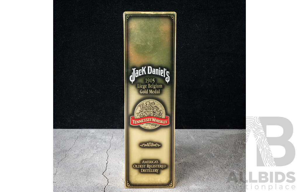 Boxed Jack Daniel’s 1905 Liege Belgium Gold Medal Tennessee Whiskey