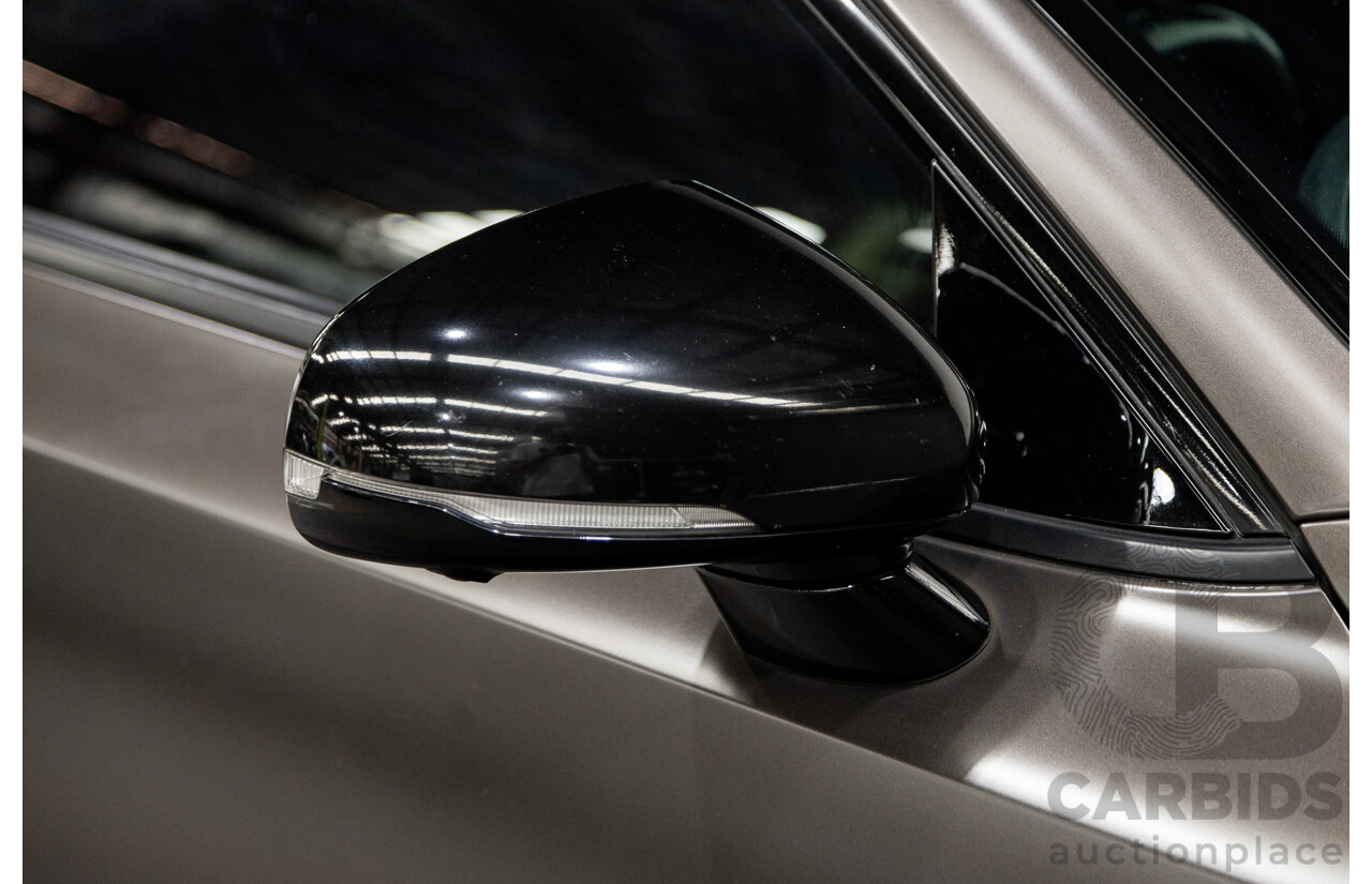 01/2018 Build 12/2017 Kia Stinger GT CK MY18 (344) 4d Sedan Hichroma Red Metallic (Grey Wrap) Twin Turbo 3.3L