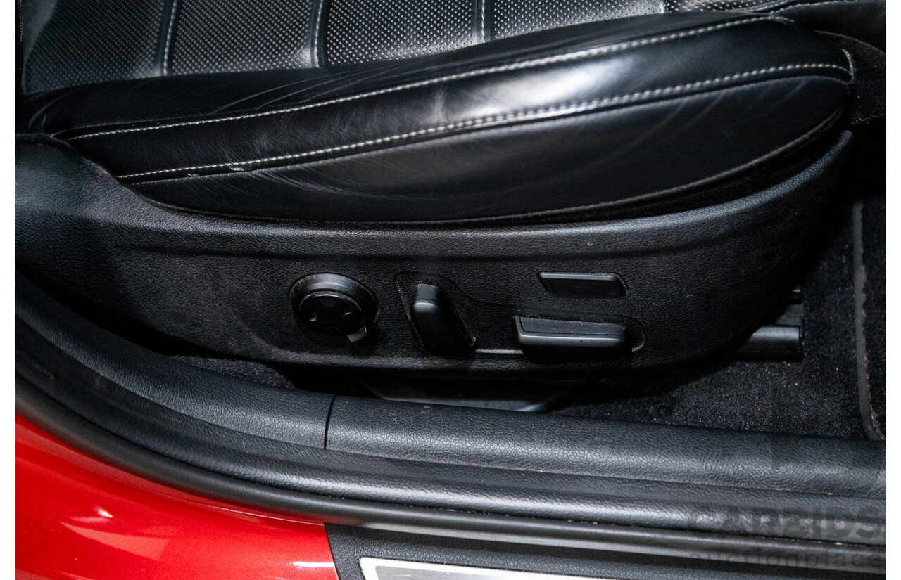 01/2018 Build 12/2017 Kia Stinger GT CK MY18 (344) 4d Sedan Hichroma Red Metallic (Grey Wrap) Twin Turbo 3.3L