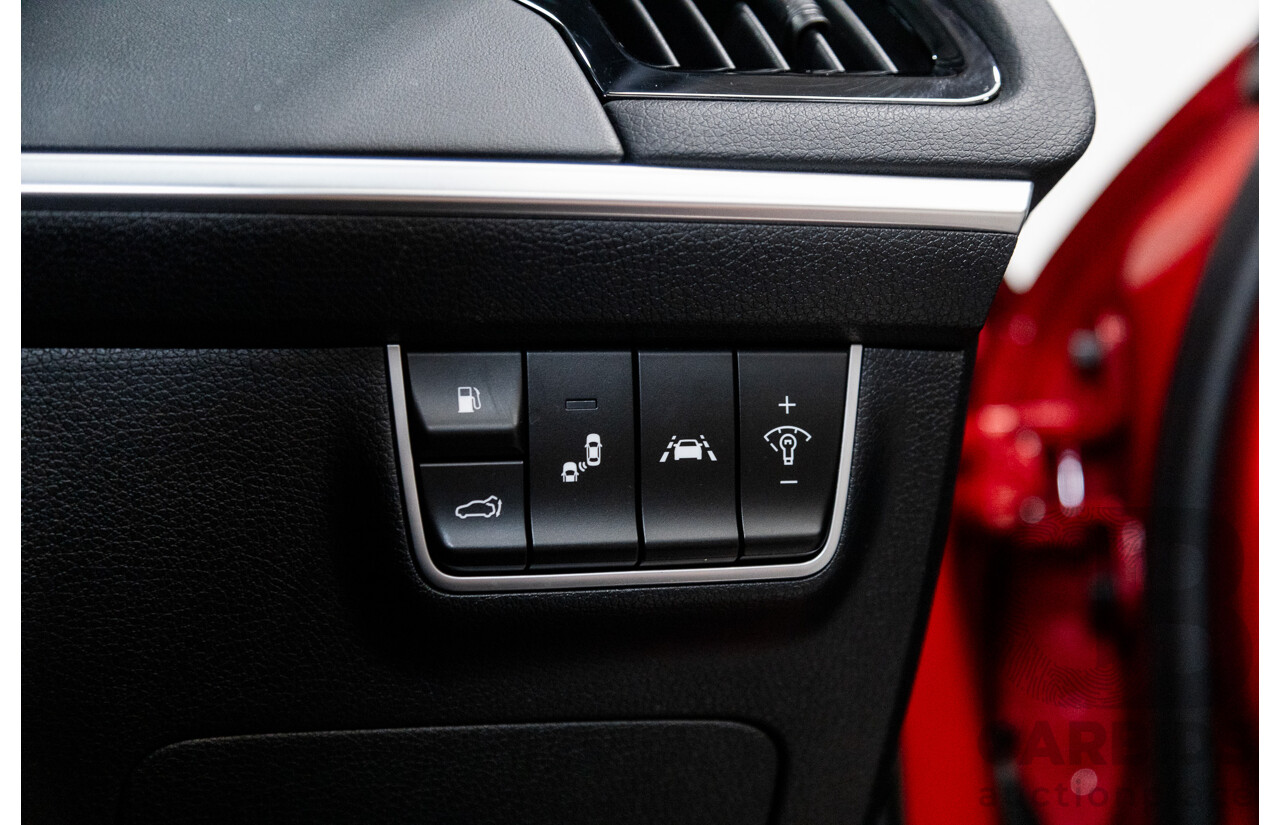 01/2018 Build 12/2017 Kia Stinger GT CK MY18 (344) 4d Sedan Hichroma Red Metallic (Grey Wrap) Twin Turbo 3.3L