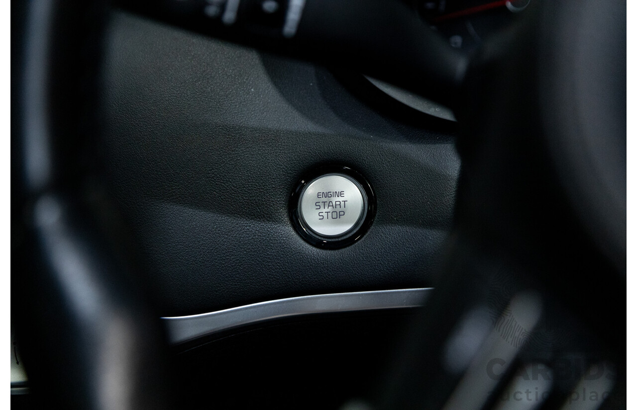 01/2018 Build 12/2017 Kia Stinger GT CK MY18 (344) 4d Sedan Hichroma Red Metallic (Grey Wrap) Twin Turbo 3.3L