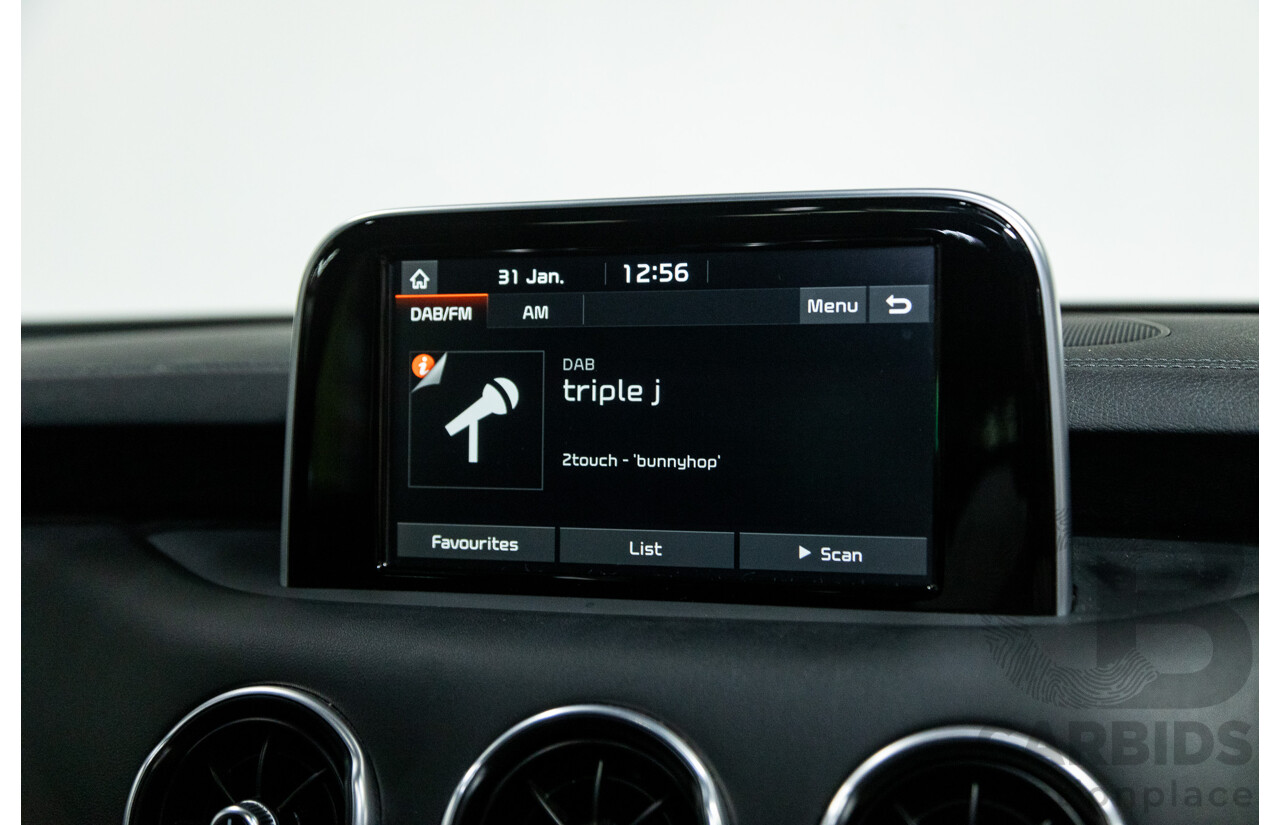 01/2018 Build 12/2017 Kia Stinger GT CK MY18 (344) 4d Sedan Hichroma Red Metallic (Grey Wrap) Twin Turbo 3.3L