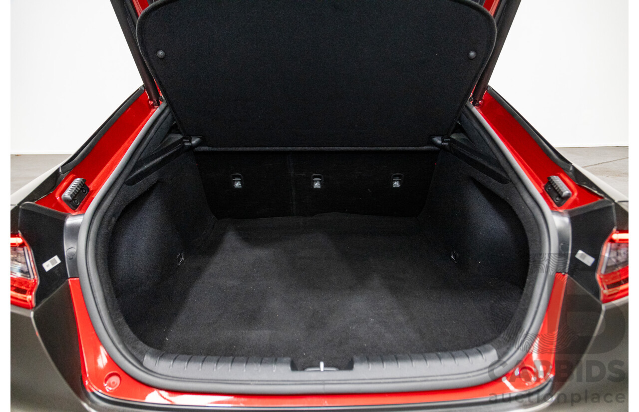 01/2018 Build 12/2017 Kia Stinger GT CK MY18 (344) 4d Sedan Hichroma Red Metallic (Grey Wrap) Twin Turbo 3.3L