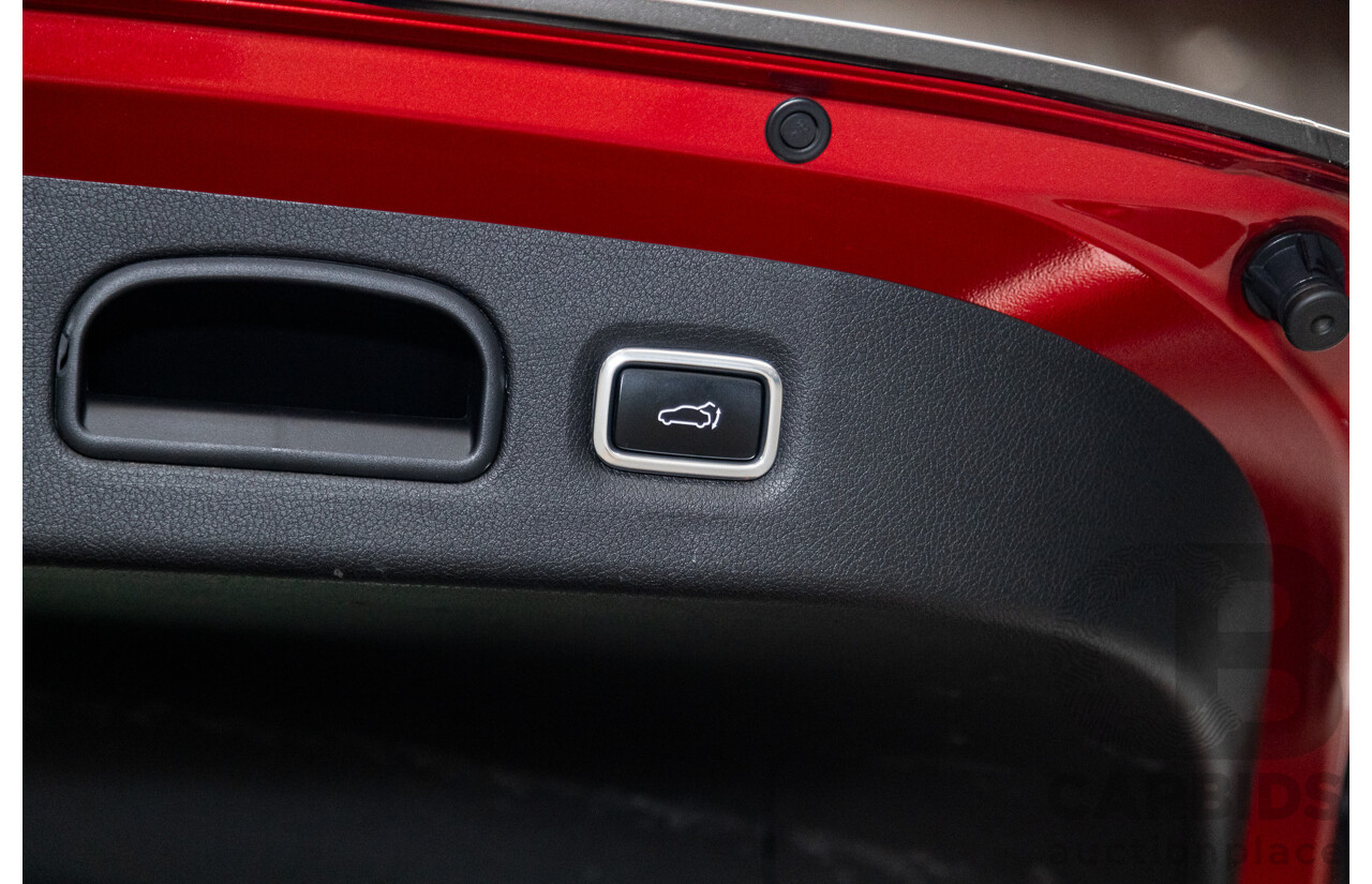 01/2018 Build 12/2017 Kia Stinger GT CK MY18 (344) 4d Sedan Hichroma Red Metallic (Grey Wrap) Twin Turbo 3.3L