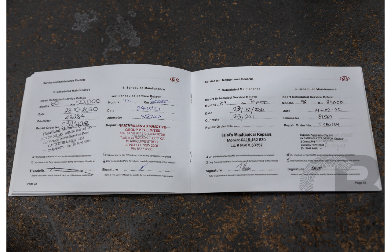 01/2018 Build 12/2017 Kia Stinger GT CK MY18 (344) 4d Sedan Hichroma Red Metallic (Grey Wrap) Twin Turbo 3.3L