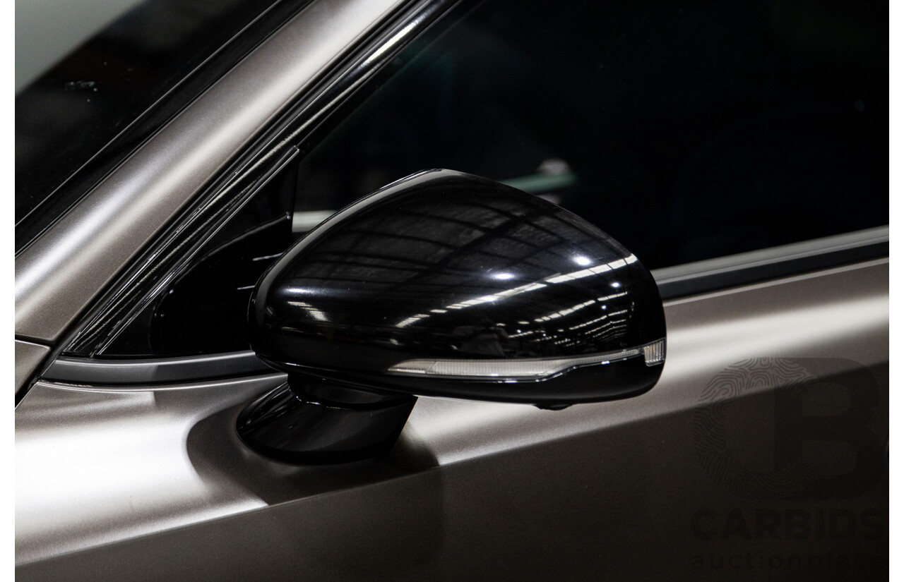 01/2018 Build 12/2017 Kia Stinger GT CK MY18 (344) 4d Sedan Hichroma Red Metallic (Grey Wrap) Twin Turbo 3.3L