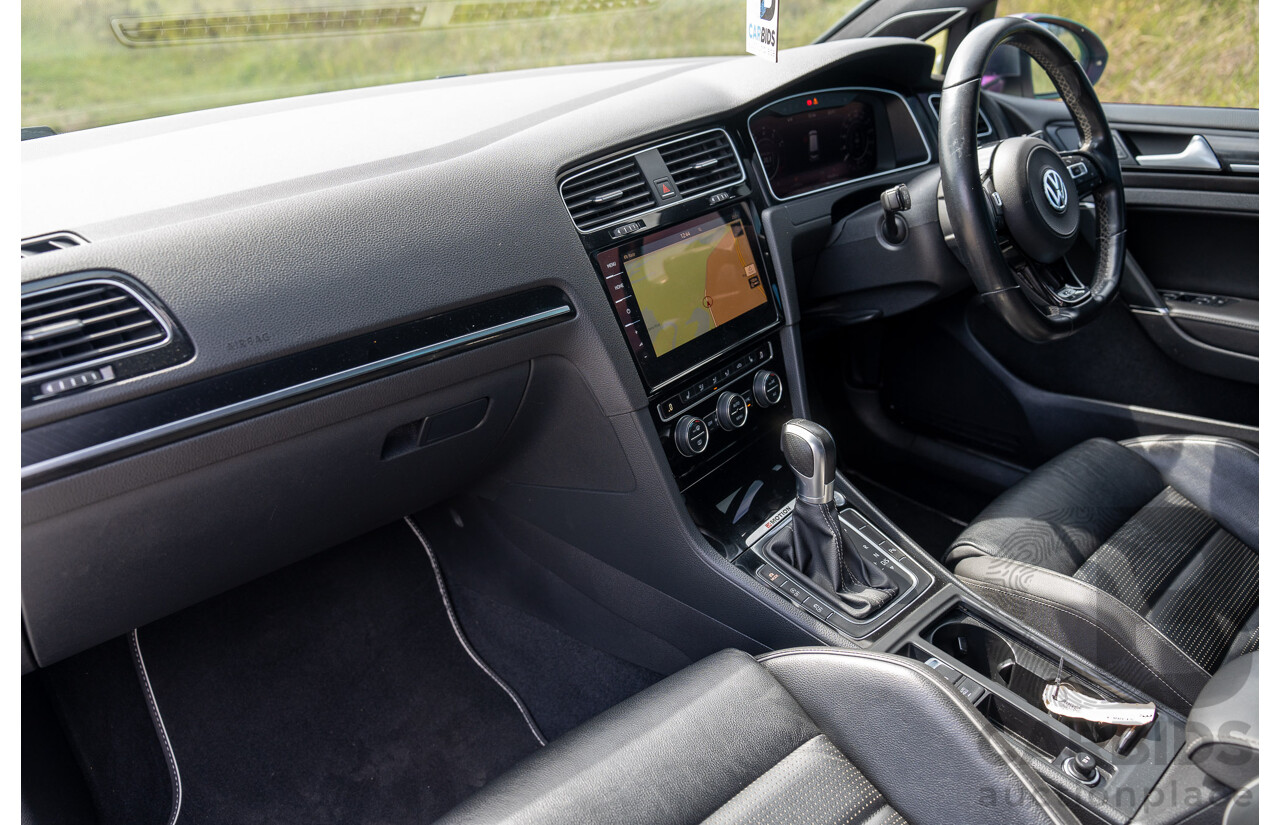 04/2019 Volkswagen Golf R (AWD) Mk7.5 AU MY19 4D Wagon Pure White Turbo 2.0L