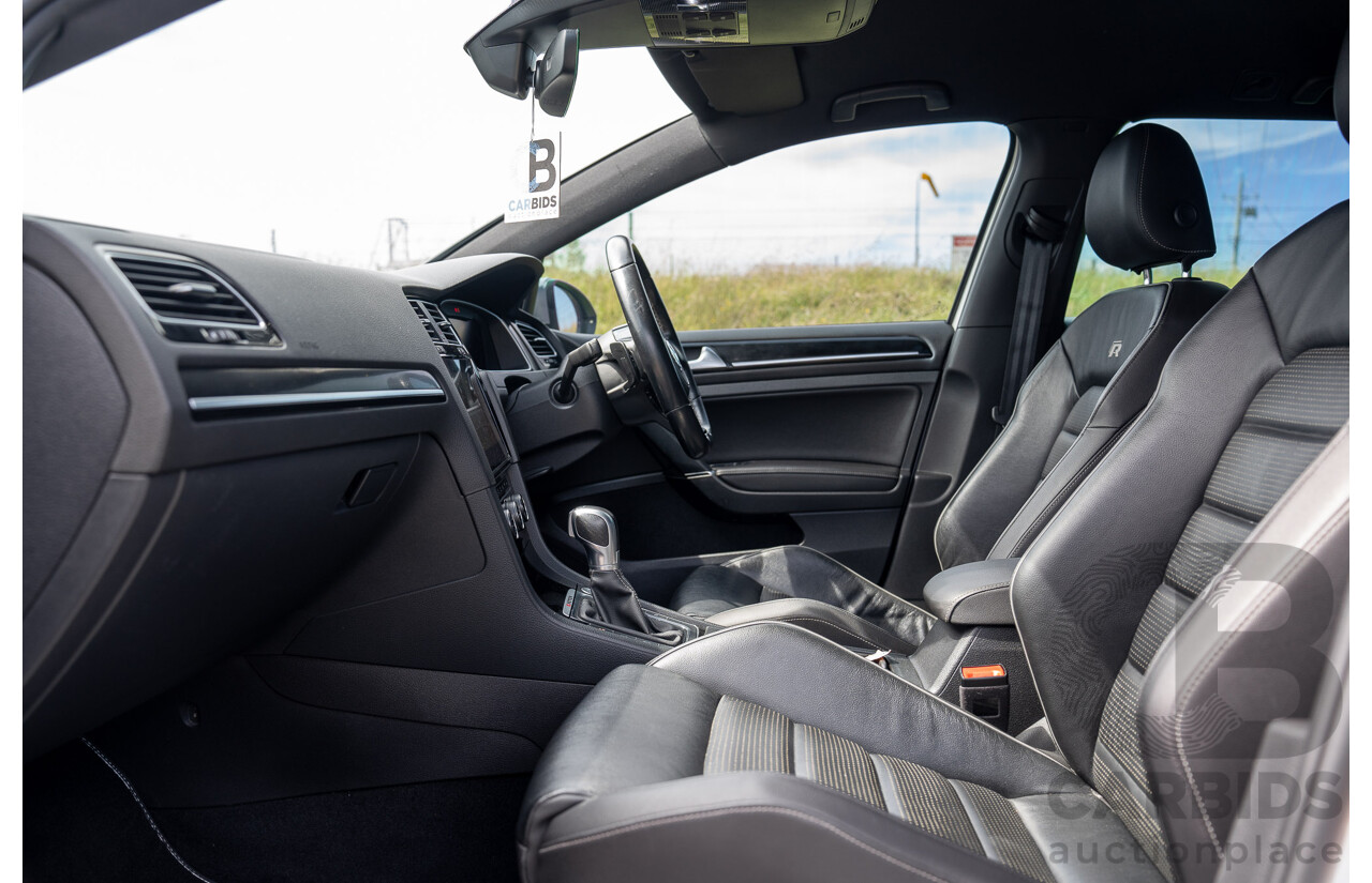 04/2019 Volkswagen Golf R (AWD) Mk7.5 AU MY19 4D Wagon Pure White Turbo 2.0L