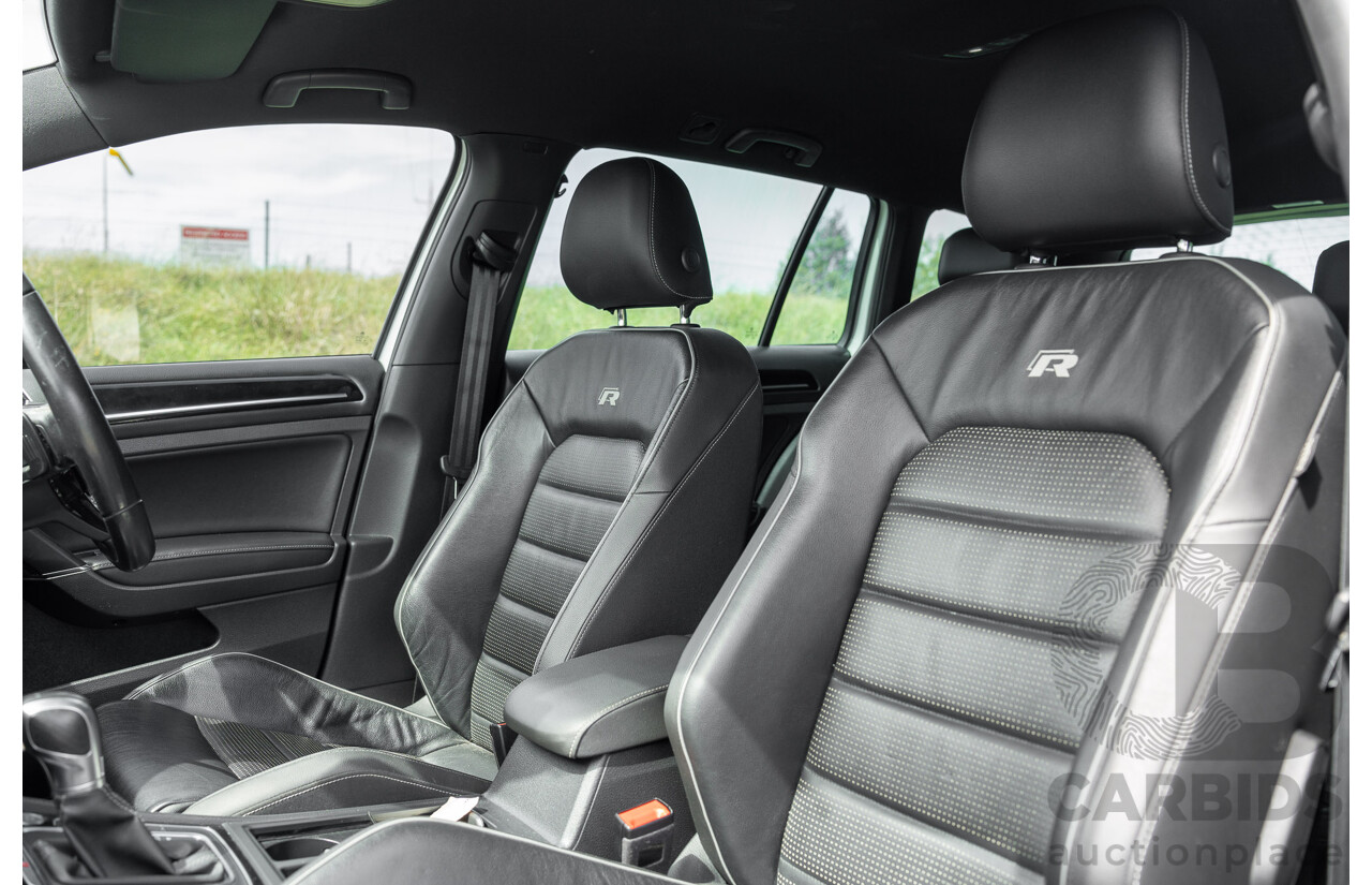 04/2019 Volkswagen Golf R (AWD) Mk7.5 AU MY19 4D Wagon Pure White Turbo 2.0L