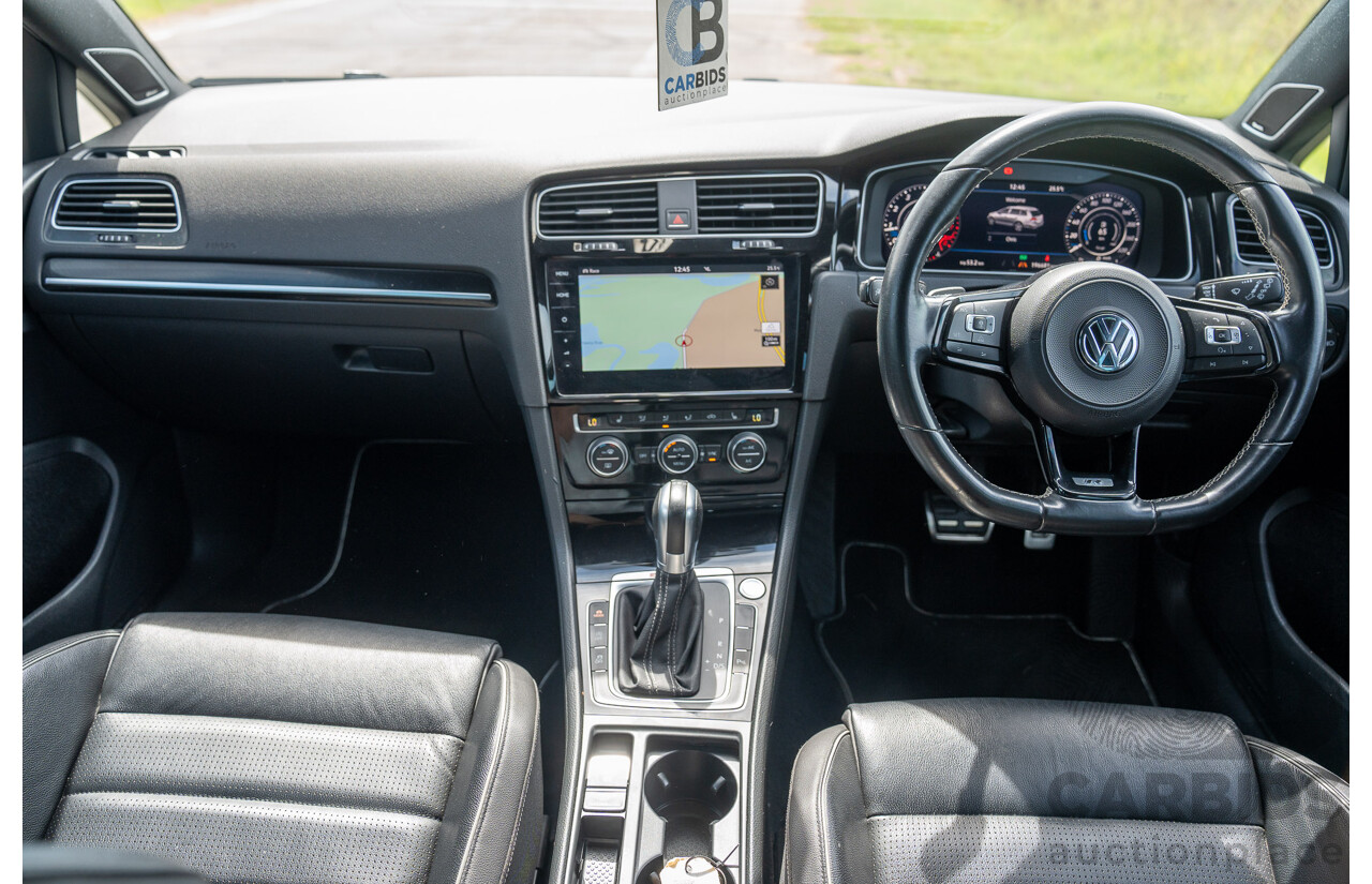 04/2019 Volkswagen Golf R (AWD) Mk7.5 AU MY19 4D Wagon Pure White Turbo 2.0L