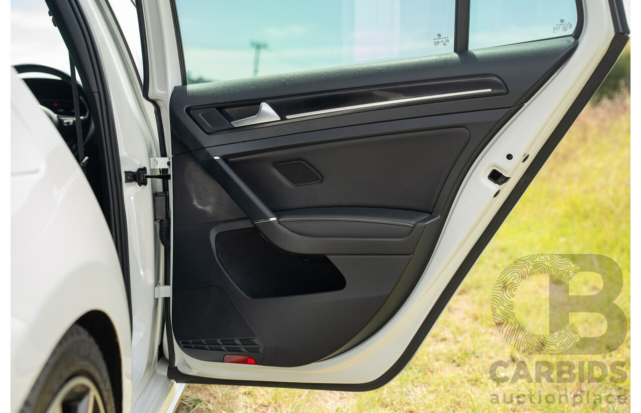 04/2019 Volkswagen Golf R (AWD) Mk7.5 AU MY19 4D Wagon Pure White Turbo 2.0L