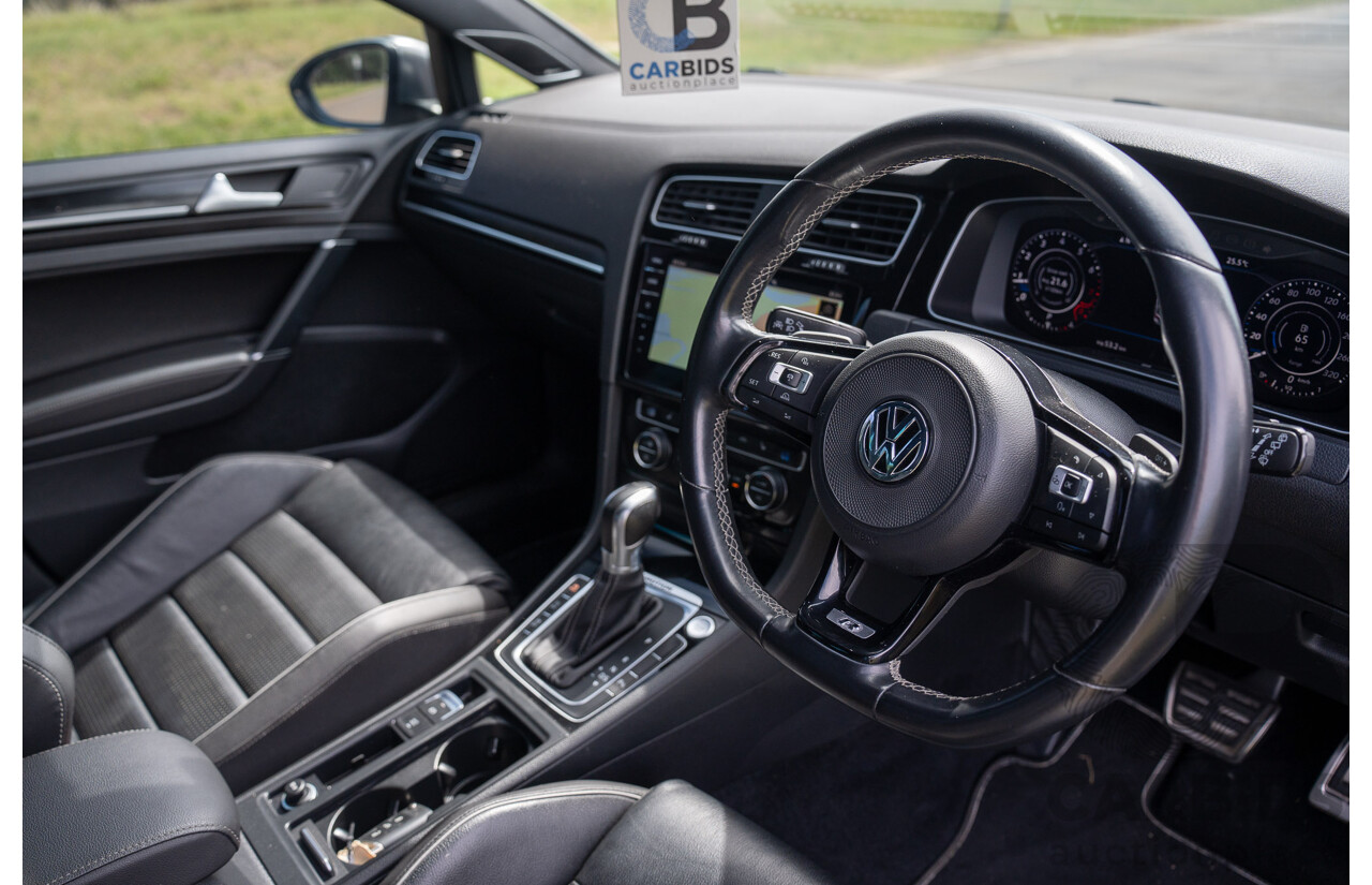 04/2019 Volkswagen Golf R (AWD) Mk7.5 AU MY19 4D Wagon Pure White Turbo 2.0L