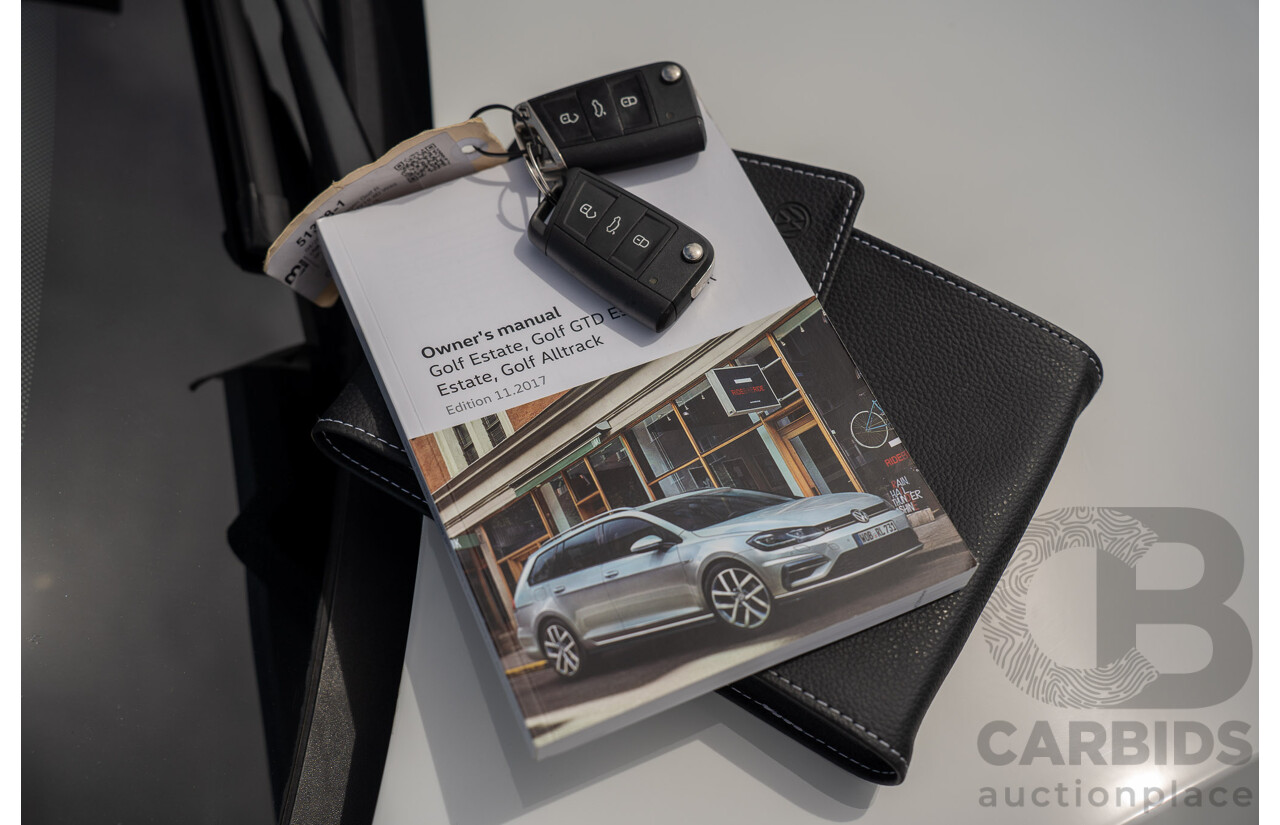 04/2019 Volkswagen Golf R (AWD) Mk7.5 AU MY19 4D Wagon Pure White Turbo 2.0L