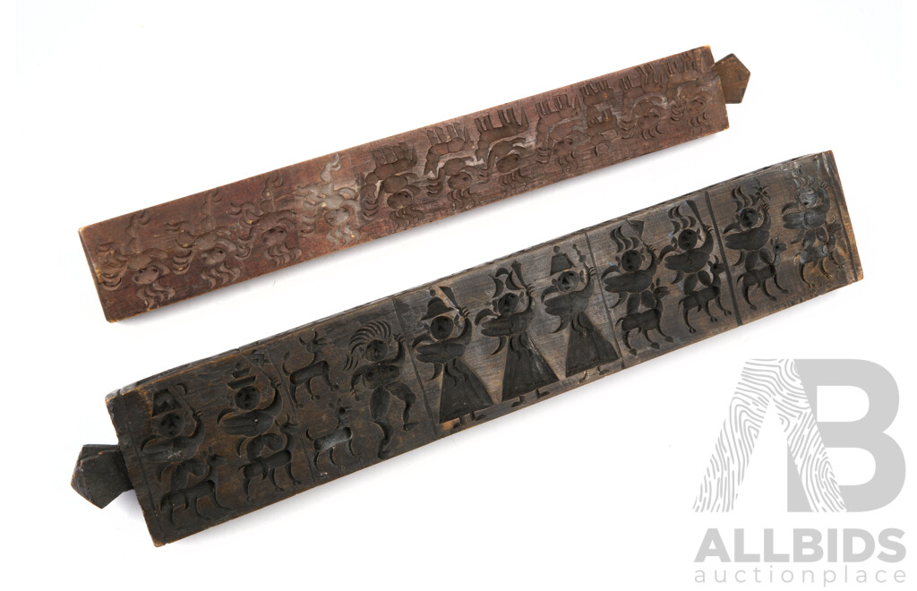 Antique Hand Carved Wooden Six - Lot 1591072 | ALLBIDS