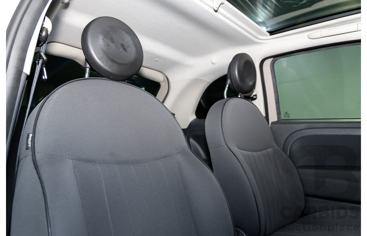 11/2013 Fiat 500 Lounge MY13 3d Hatchback Cappucino Beige Pastel Turbo 0.9L