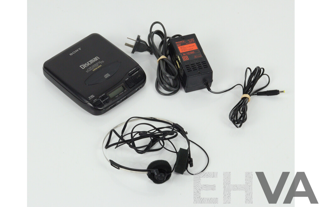 Retro Sony Discman Mega Bass D33