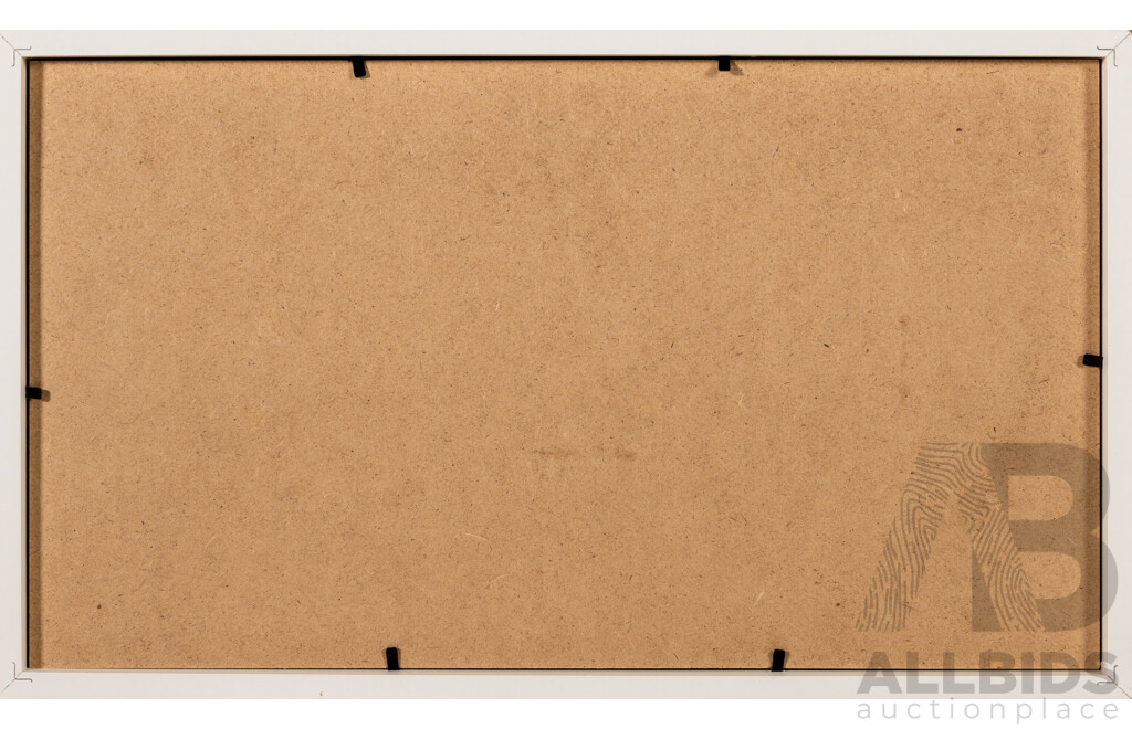 Helen Daley, (20th Century, Australian), Mystery Bay, Signed Artist's Proof, Original Etching and Aquatint, 24 x 41 cm (frame)