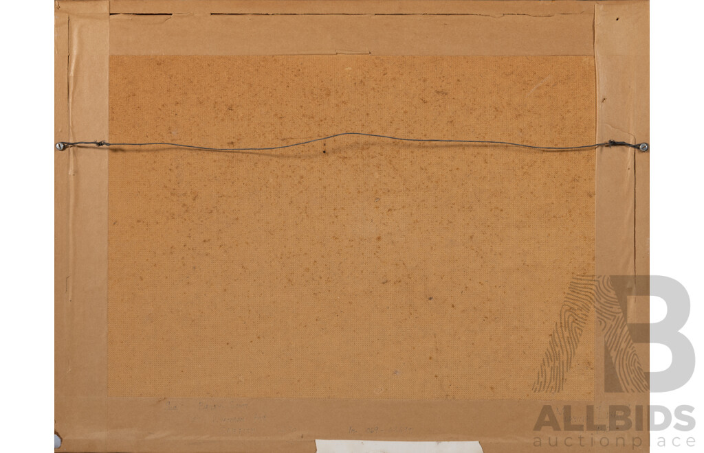 Sue Bailey Scott, (20th Century, Australian), Morning Light, Wonderful Original Vintage Watercolour, 50 x 65 cm (frame)