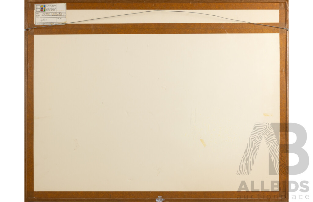 Leon Pericles, (20th Century, Australian, 1949-), Steam & Steel, Editioned & Signed Etching with Collage, 69 x 90 cm (frame)