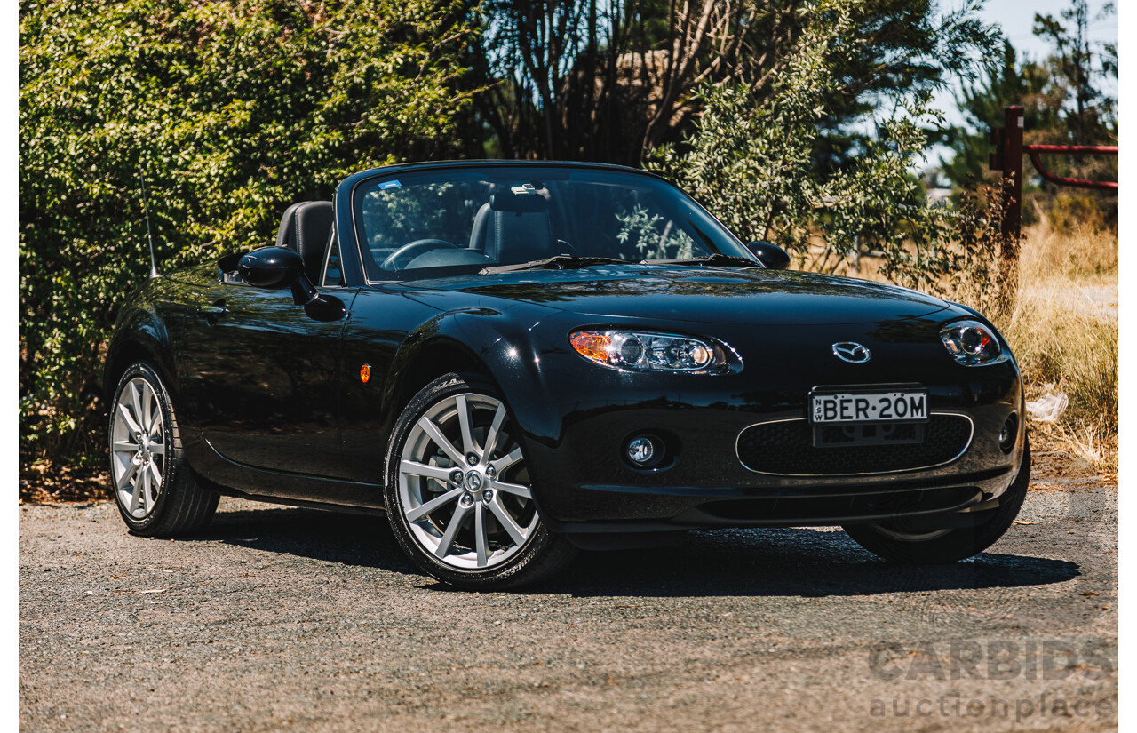 1/2008 Mazda MX-5 NC MY06 Upgrade 2d Hardtop Convertible Brilliant Black 2.0L