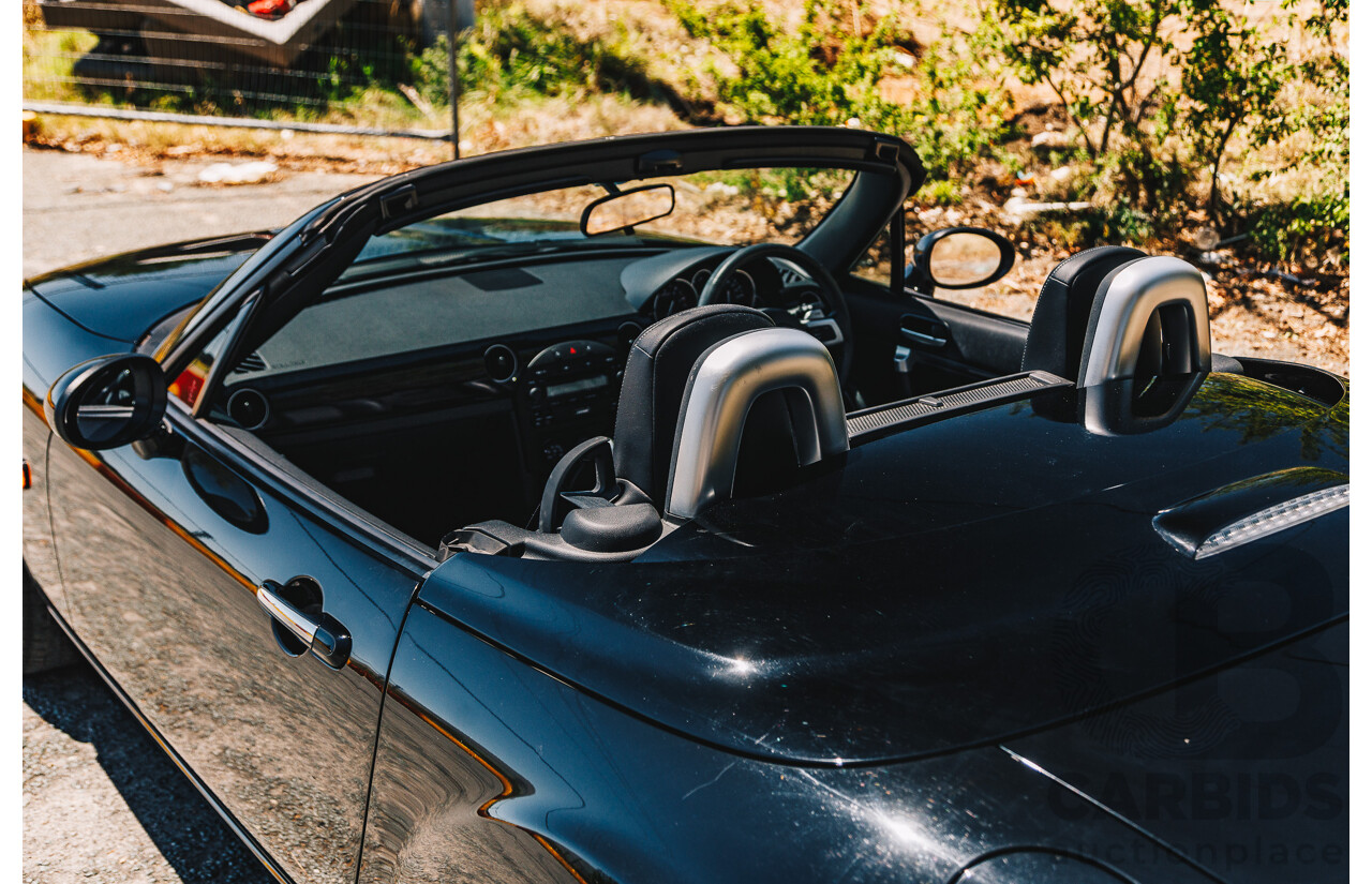 1/2008 Mazda MX-5 NC MY06 Upgrade 2d Hardtop Convertible Brilliant Black 2.0L