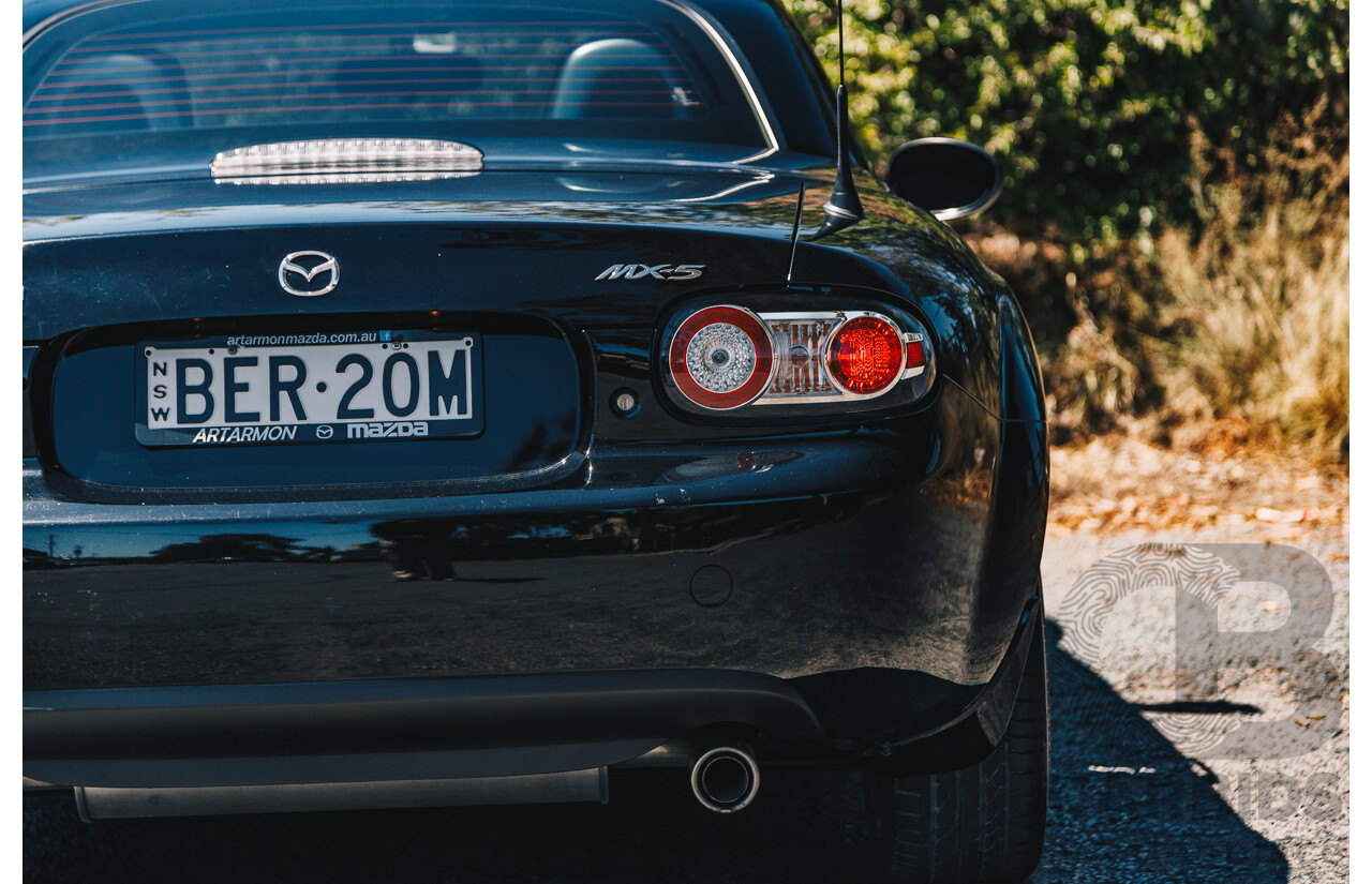 1/2008 Mazda MX-5 NC MY06 Upgrade 2d Hardtop Convertible Brilliant Black 2.0L