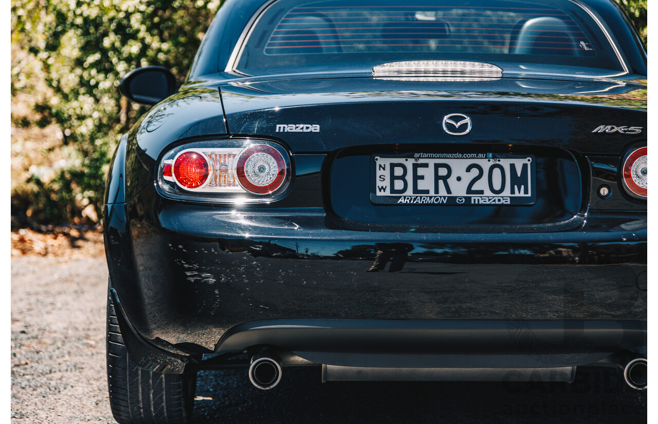 1/2008 Mazda MX-5 NC MY06 Upgrade 2d Hardtop Convertible Brilliant Black 2.0L