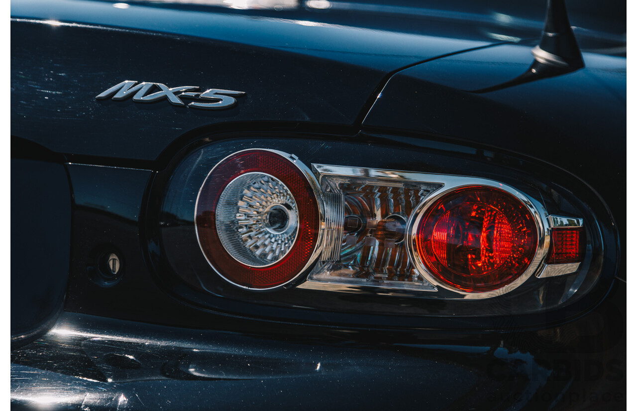 1/2008 Mazda MX-5 NC MY06 Upgrade 2d Hardtop Convertible Brilliant Black 2.0L